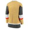 Vegas Golden Knights Fashion7 Women's Home Breakaway Jersey - Gold - Detail View