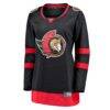 Ottawa Senators Fashion7 Women's Home Breakaway Jersey - Black - Side View