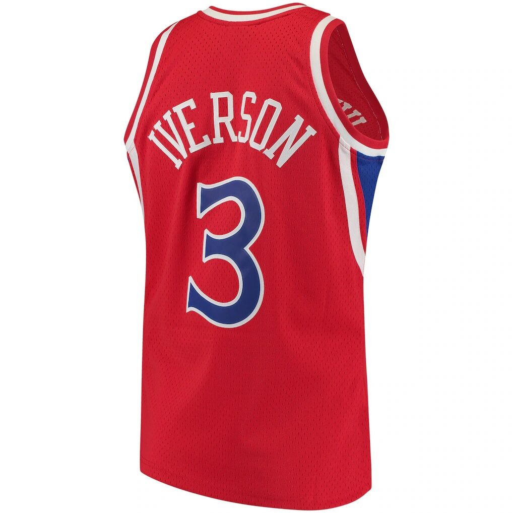 Allen Iverson Philadelphia 76ers Mitchell & Ness 1996/97 Hardwood Classics Authentic Jersey