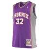 Amar'e Stoudemire Phoenix Suns Mitchell & Ness Hardwood Classics Authentic Jersey - Purple - Side View