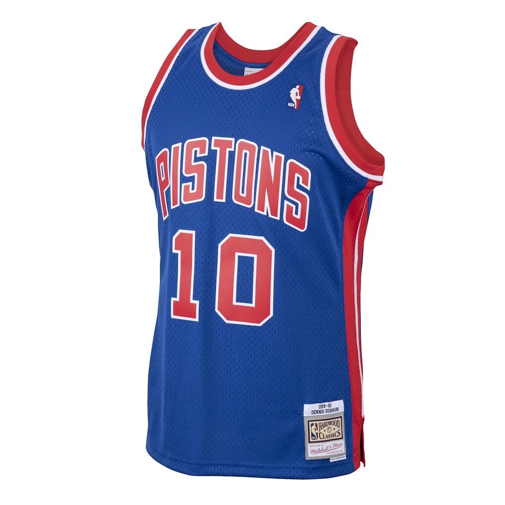 Dennis Rodman Detroit Pistons Mitchell & Ness 1988/89 Hardwood Classics Swingman Jersey - Royal