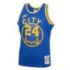 Rick Barry Golden State Warriors Mitchell & Ness 1966/67 Hardwood Classics Swingman Jersey - - Side View