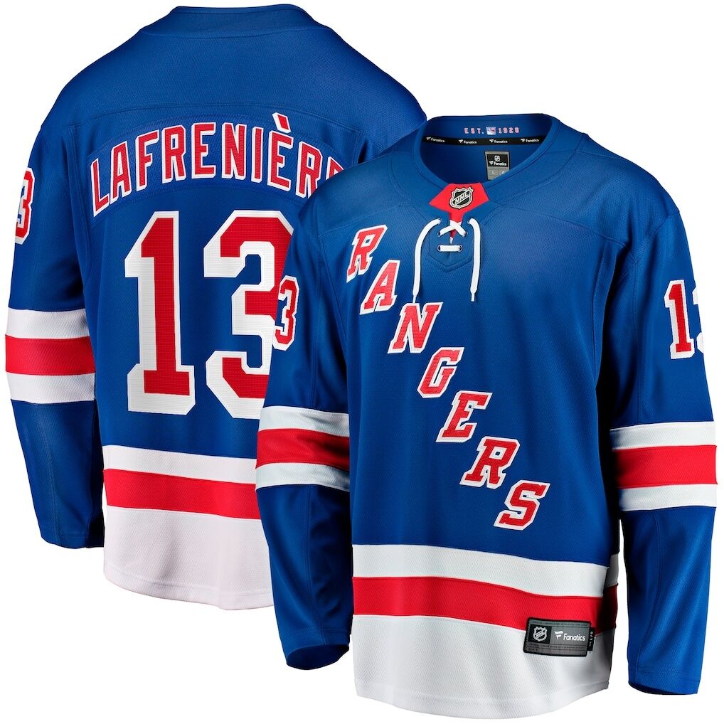 Alexis Lafreniere New York Rangers Fashion7 Home Breakaway Jersey