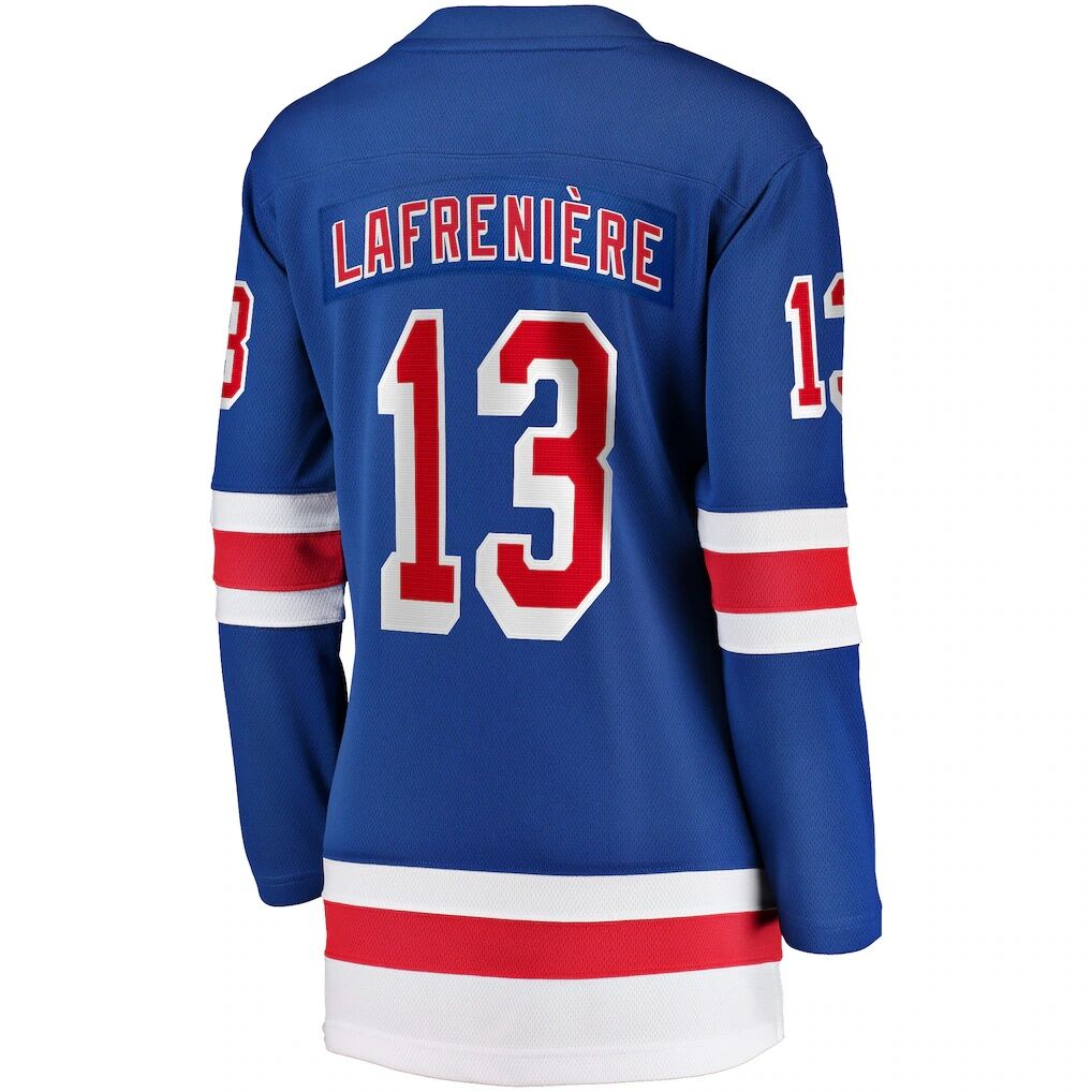 Alexis Lafrenière New York Rangers Fashion7 Women's Breakaway Player Jersey