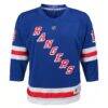 Alexis Lafreniere New York Rangers Youth Home Replica Player Jersey - Blue - Side View