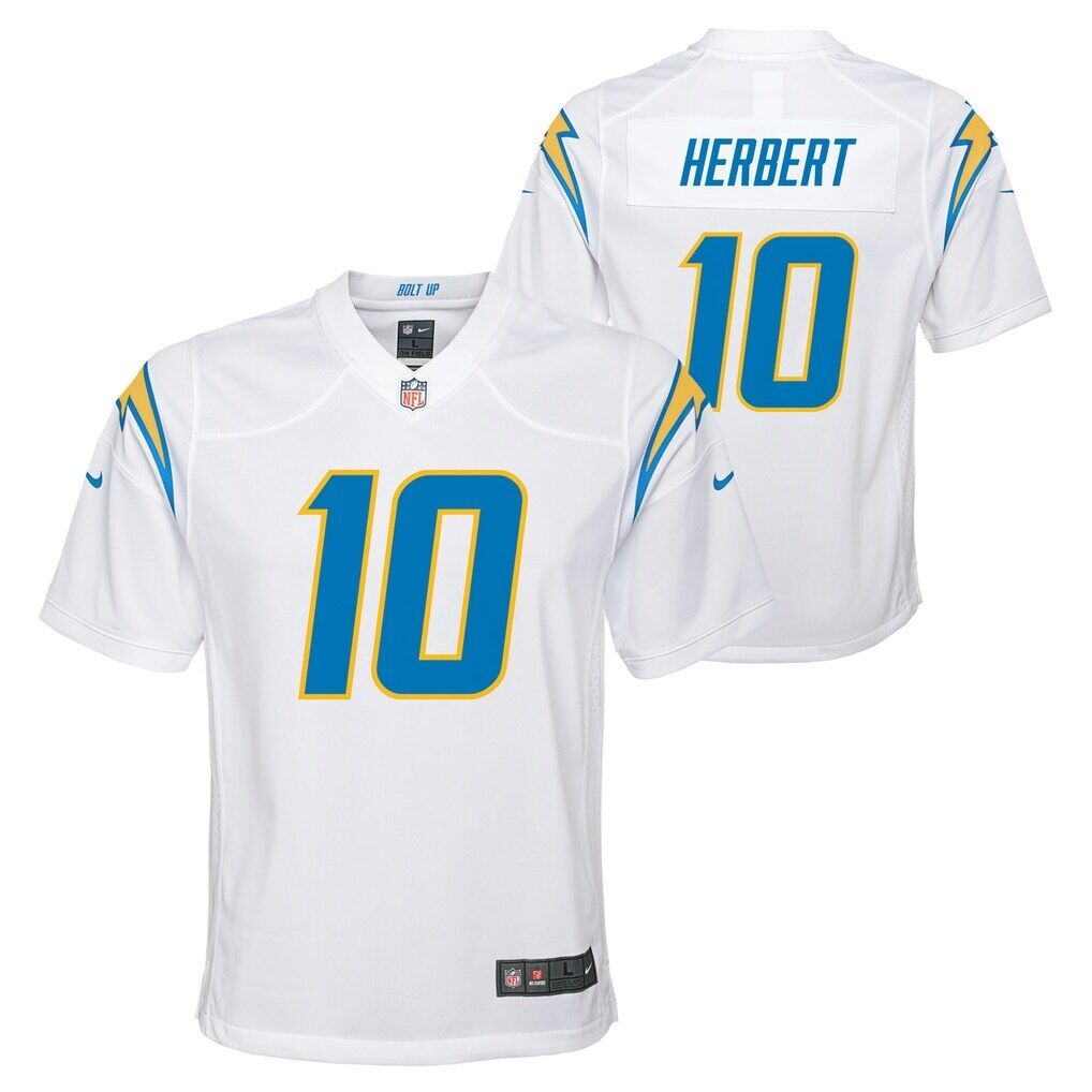Justin Herbert Los Angeles Chargers Nike Youth Game Jersey