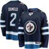 Dylan DeMelo Winnipeg Jets Fashion7 Breakaway Player Jersey - Navy - Front View