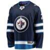 Dylan DeMelo Winnipeg Jets Fashion7 Breakaway Player Jersey - Navy - Side View