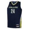 Arike Ogunbowale Dallas Wings Nike Youth 2021 Explorer Edition Victory Player Jersey - Navy - Side View