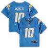 Justin Herbert Los Angeles Chargers Nike Infant Team Player Game Jersey - - Front View