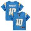 Justin Herbert Los Angeles Chargers Nike Toddler Game Jersey - - Front View