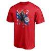 Kawhi Leonard LA Clippers Fashion7 Pick & Roll T-Shirt - Red - Back View