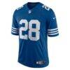 Men's Nike Jonathan Taylor Royal Indianapolis Colts Alternate Vapor Limited Jersey - - Side View