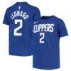 Kawhi Leonard LA Clippers Nike Youth Logo Name & Number Performance T-Shirt - - Front View
