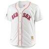 David Ortiz Boston Red Sox Mitchell & Ness Big & Tall Home Authentic Player Jersey - White - Side View
