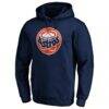 Houston Astros Cooperstown Collection Huntington Logo Fitted Pullover Hoodie - Navy - Side View