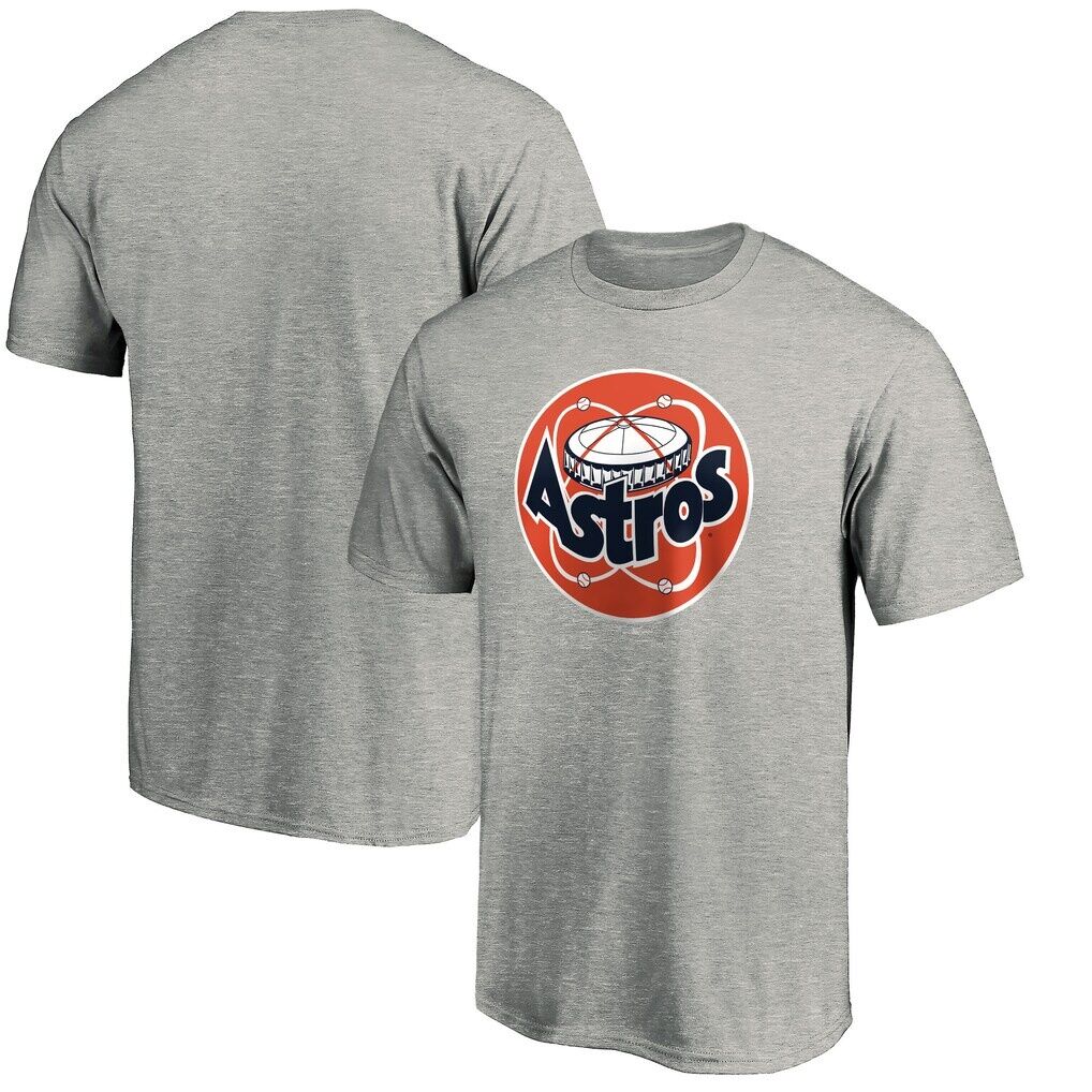 Houston Astros Cooperstown Collection Huntington Logo T-Shirt – Heathered Gray