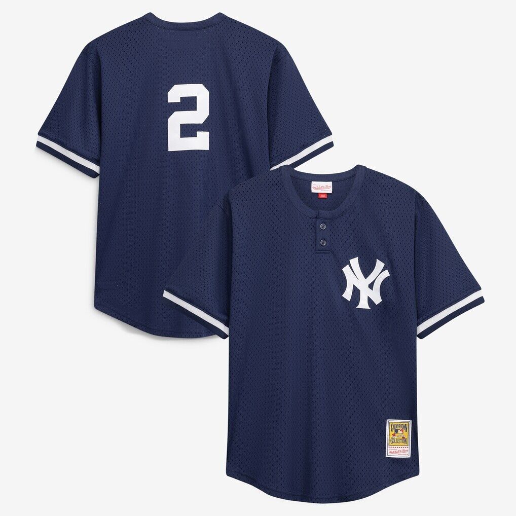 Derek Jeter New York Yankees Mitchell & Ness Big & Tall Batting Practice Replica Player Jersey