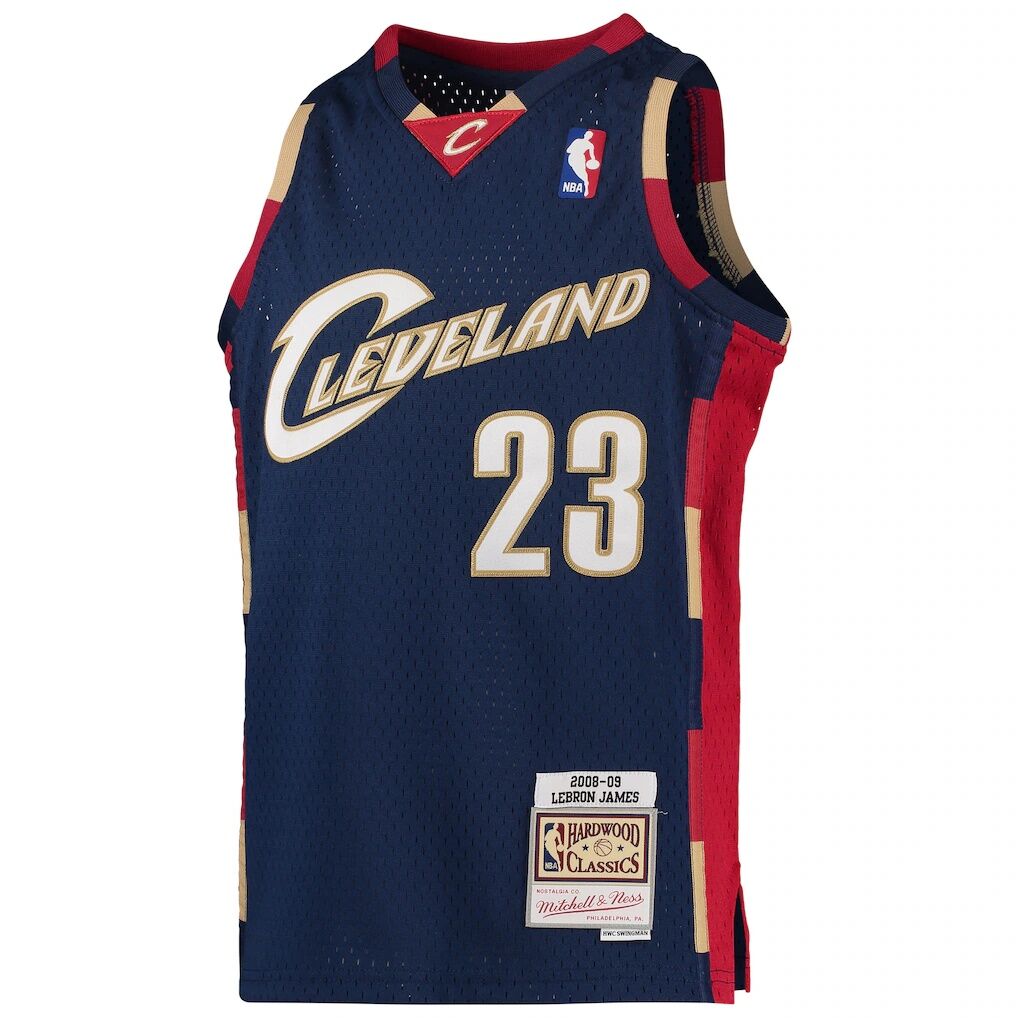 LeBron James Cleveland Cavaliers Mitchell & Ness Youth 2008-09 Hardwood Classics Swingman Jersey