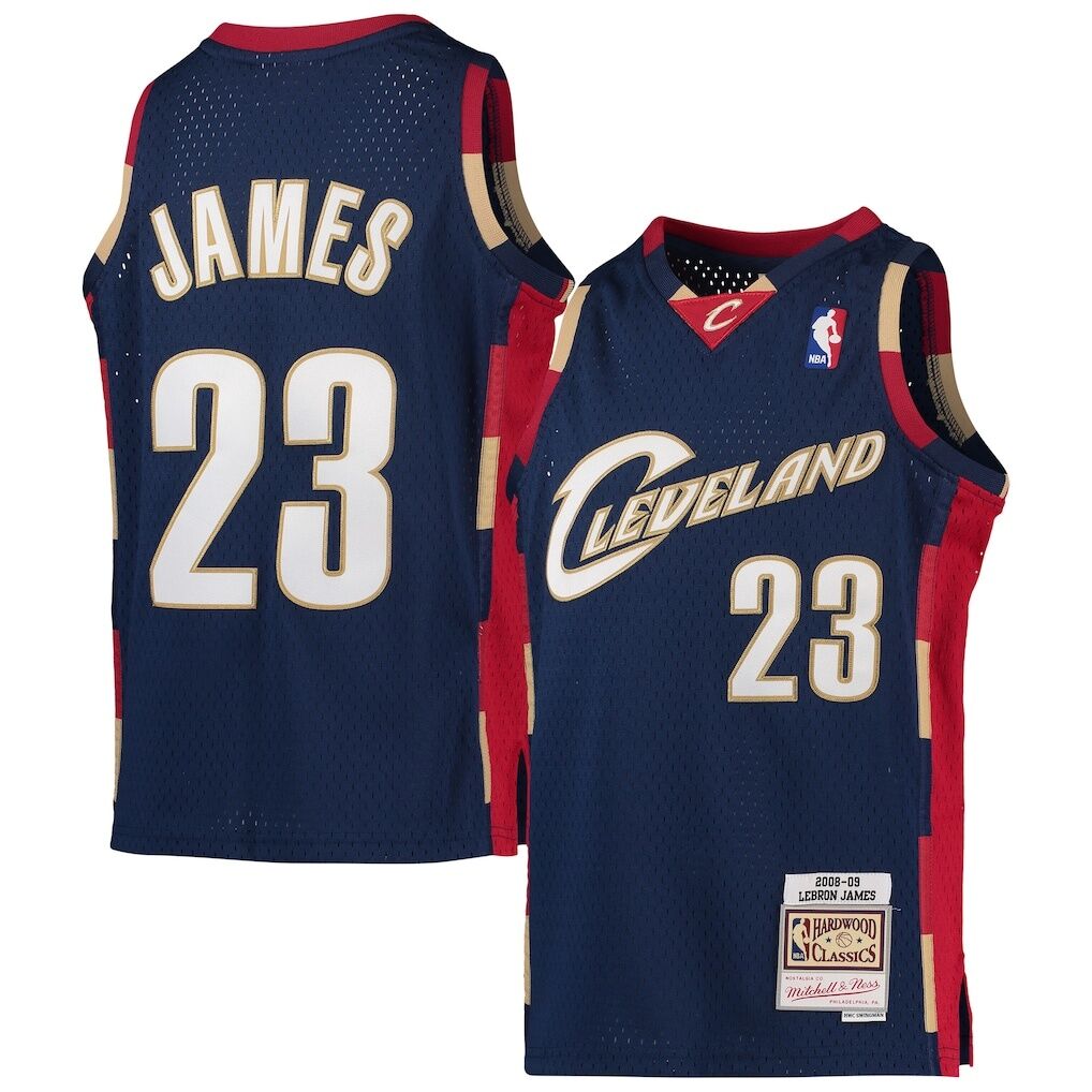 LeBron James Cleveland Cavaliers Mitchell & Ness Youth 2008-09 Hardwood Classics Swingman Jersey
