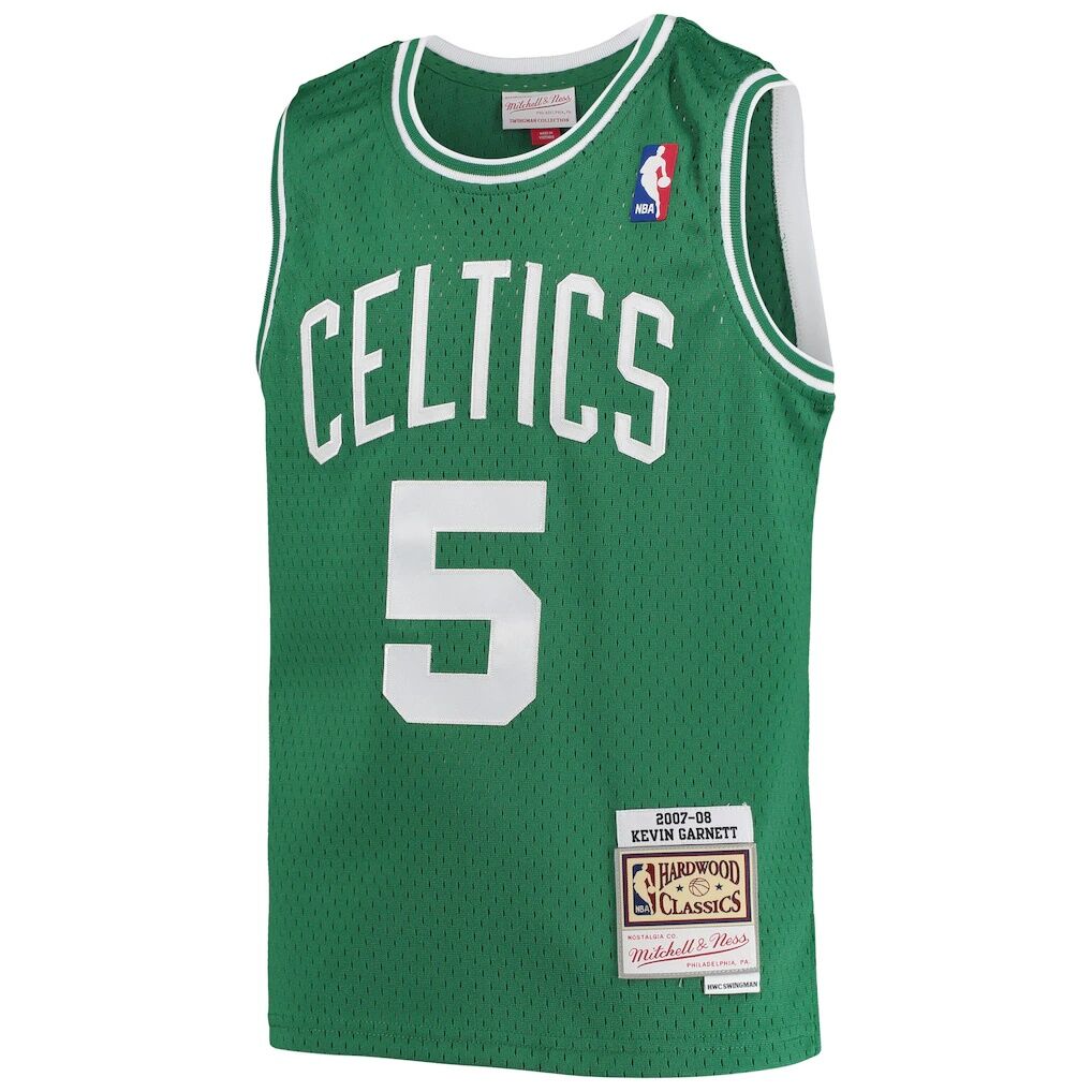 Kevin Garnett Boston Celtics Mitchell & Ness Youth 2007/08 Hardwood Classics Swingman Jersey – Kelly Green