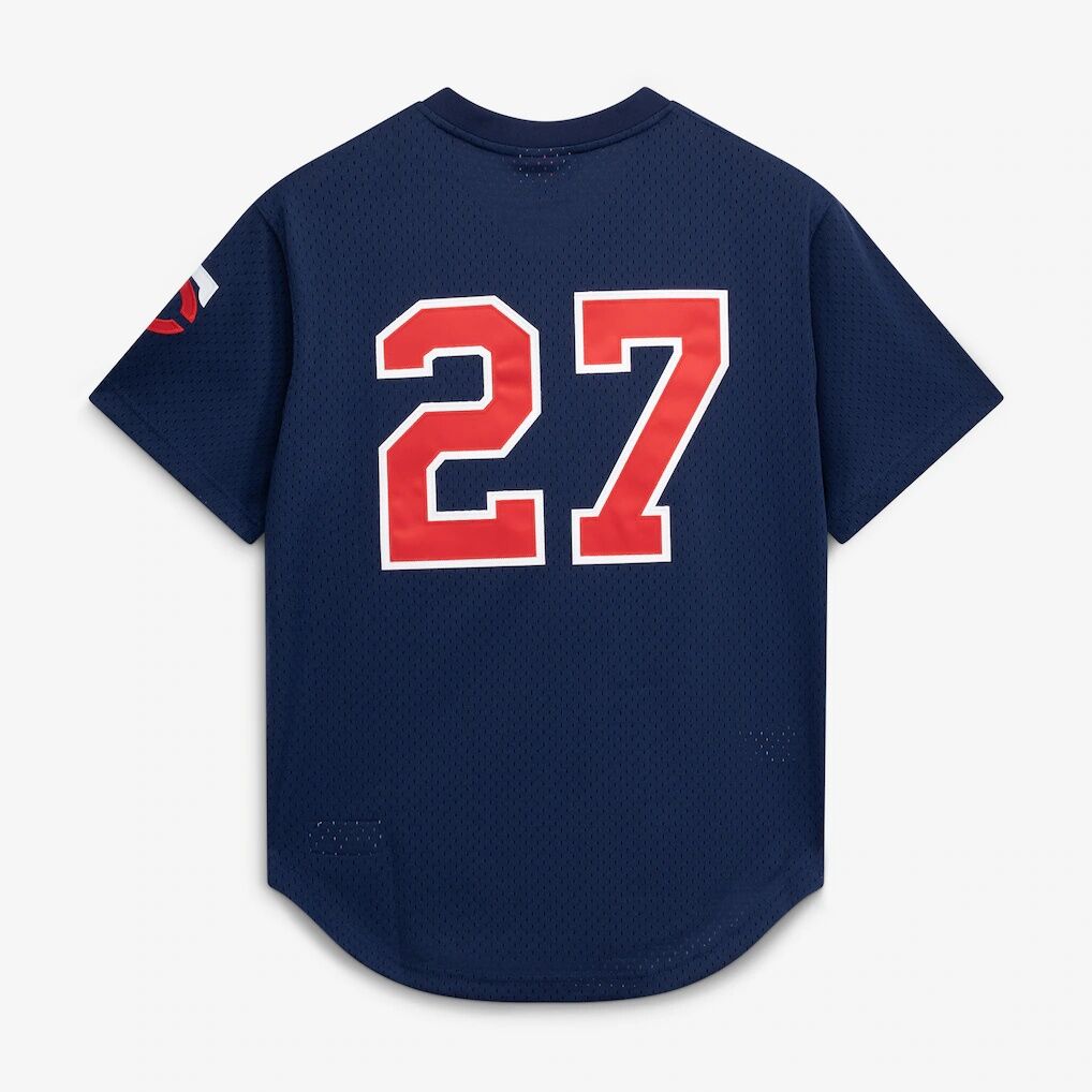 David Ortiz Minnesota Twins Mitchell & Ness 2002 Cooperstown Collection Mesh Batting Practice Jersey