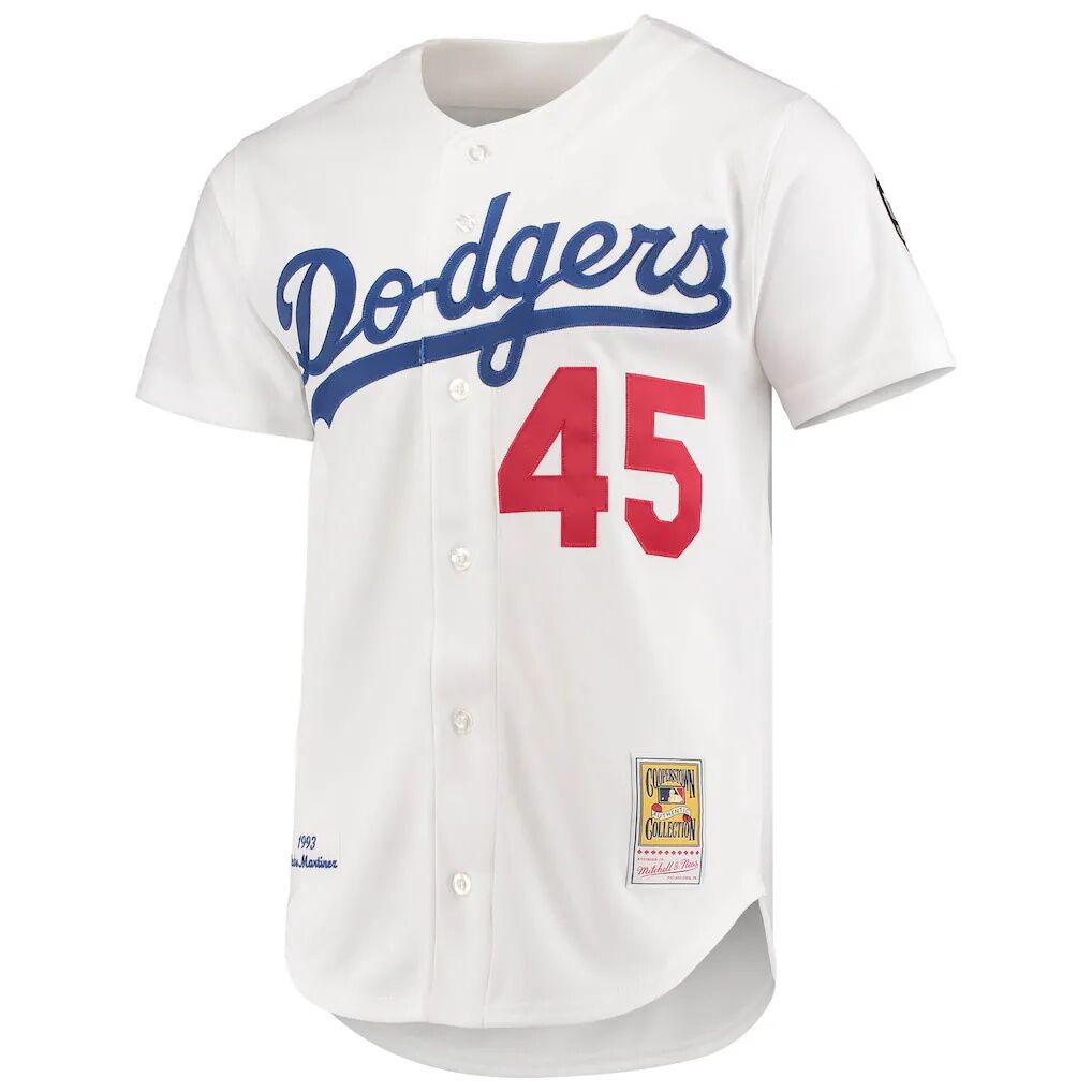 Pedro Martinez Los Angeles Dodgers Mitchell & Ness 1993 Cooperstown Collection Home Authentic Jersey