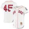 Pedro Martinez Boston Red Sox Mitchell & Ness 1999 Cooperstown Collection Home Authentic Jersey - White - Front View