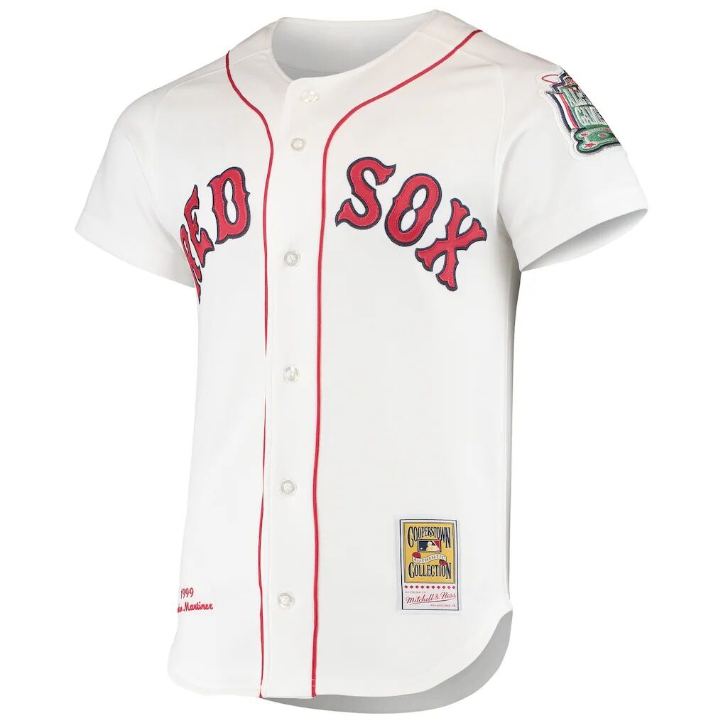 Pedro Martinez Boston Red Sox Mitchell & Ness 1999 Cooperstown Collection Home Authentic Jersey