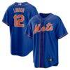 Francisco Lindor New York Mets Nike Alternate Replica Player Jersey - - Front View