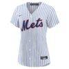 Francisco Lindor New York Mets Nike Women's Home Replica Player Jersey - White - Side View