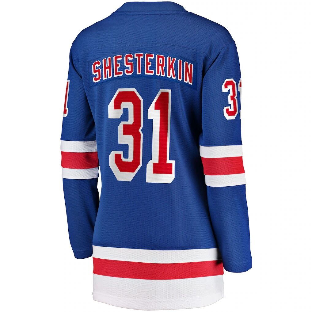 Igor Shesterkin New York Rangers Fashion7 Women's Home Breakaway Jersey