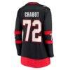 Thomas Chabot Ottawa Senators Fashion7 Women's Home Breakaway Jersey - Black - Detail View