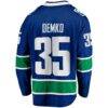Thatcher Demko Vancouver Canucks Fashion7 Home Breakaway Jersey - Blue - Detail View