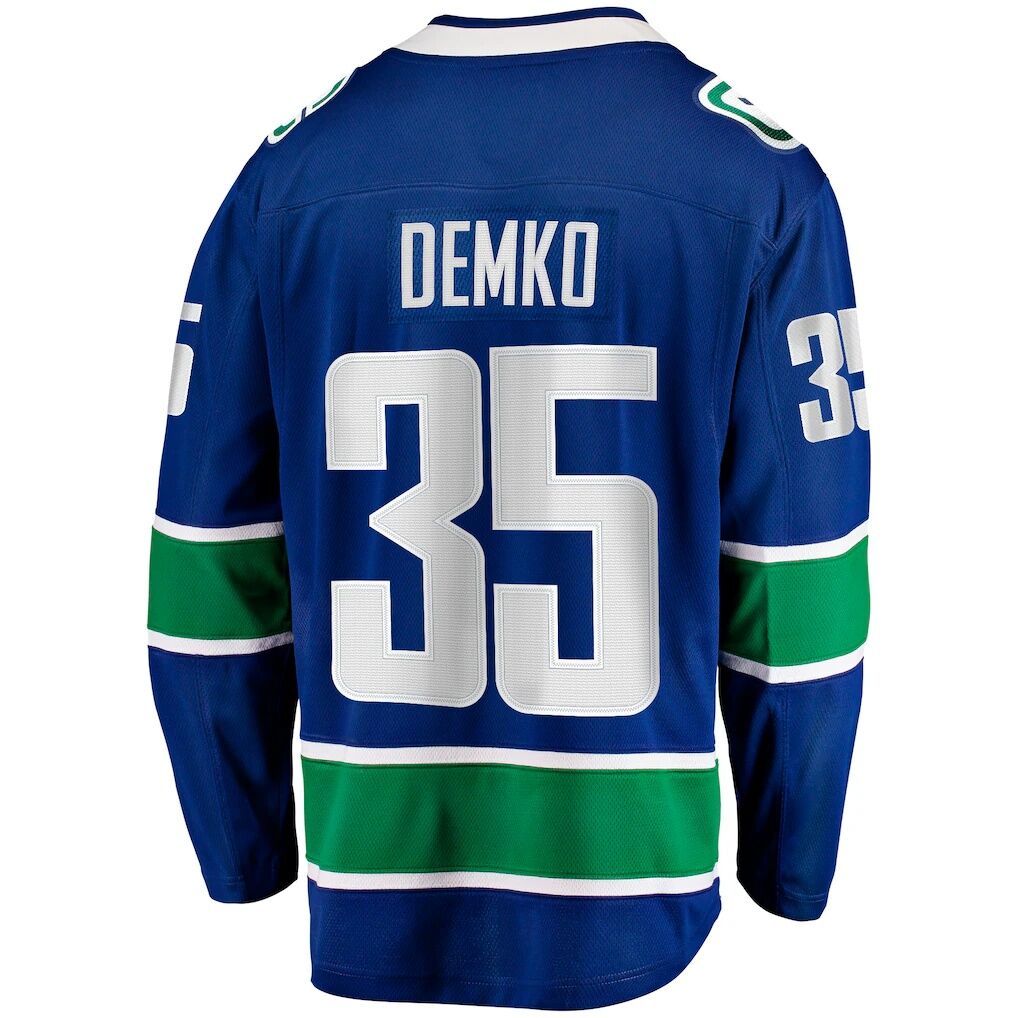 Thatcher Demko Vancouver Canucks Fashion7 Home Breakaway Jersey
