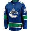 Thatcher Demko Vancouver Canucks Fashion7 Home Breakaway Jersey - Blue - Side View