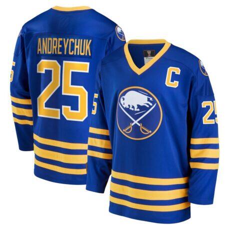 Dave Andreychuk Buffalo Sabres Fanatics Breakaway Retired Player Jersey - - Front View