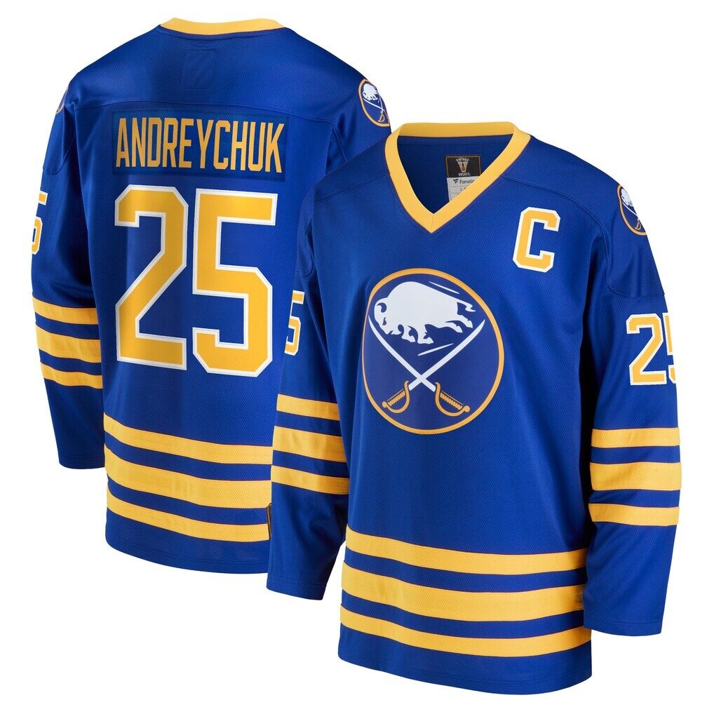 Dave Andreychuk Buffalo Sabres Fanatics Breakaway Retired Player Jersey – Royal