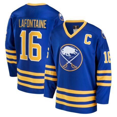 Pat LaFontaine Buffalo Sabres Fanatics Breakaway Retired Player Jersey - - Front View