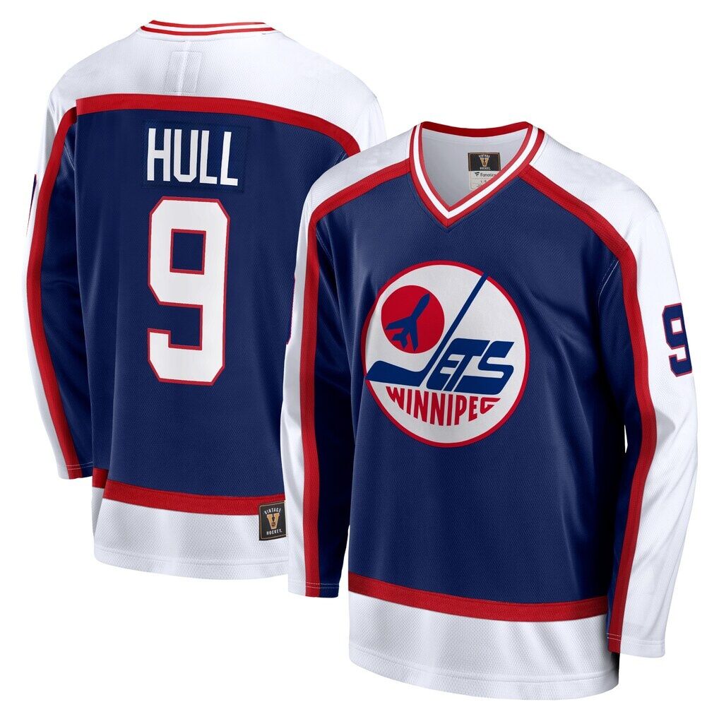 Bobby Hull Winnipeg Jets Fashion7 Breakaway Retired Player Jersey