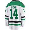 Jamie Benn Dallas Stars Fashion7 Breakaway Jersey - White - Detail View