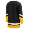 Pittsburgh Penguins Fashion7 Women's Alternate Breakaway Jersey - Black - Detail View