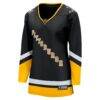 Pittsburgh Penguins Fashion7 Women's Alternate Breakaway Jersey - Black - Side View
