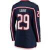 Patrik Laine Columbus Blue Jackets Fashion7 Women's Home Breakaway Jersey - Navy - Detail View