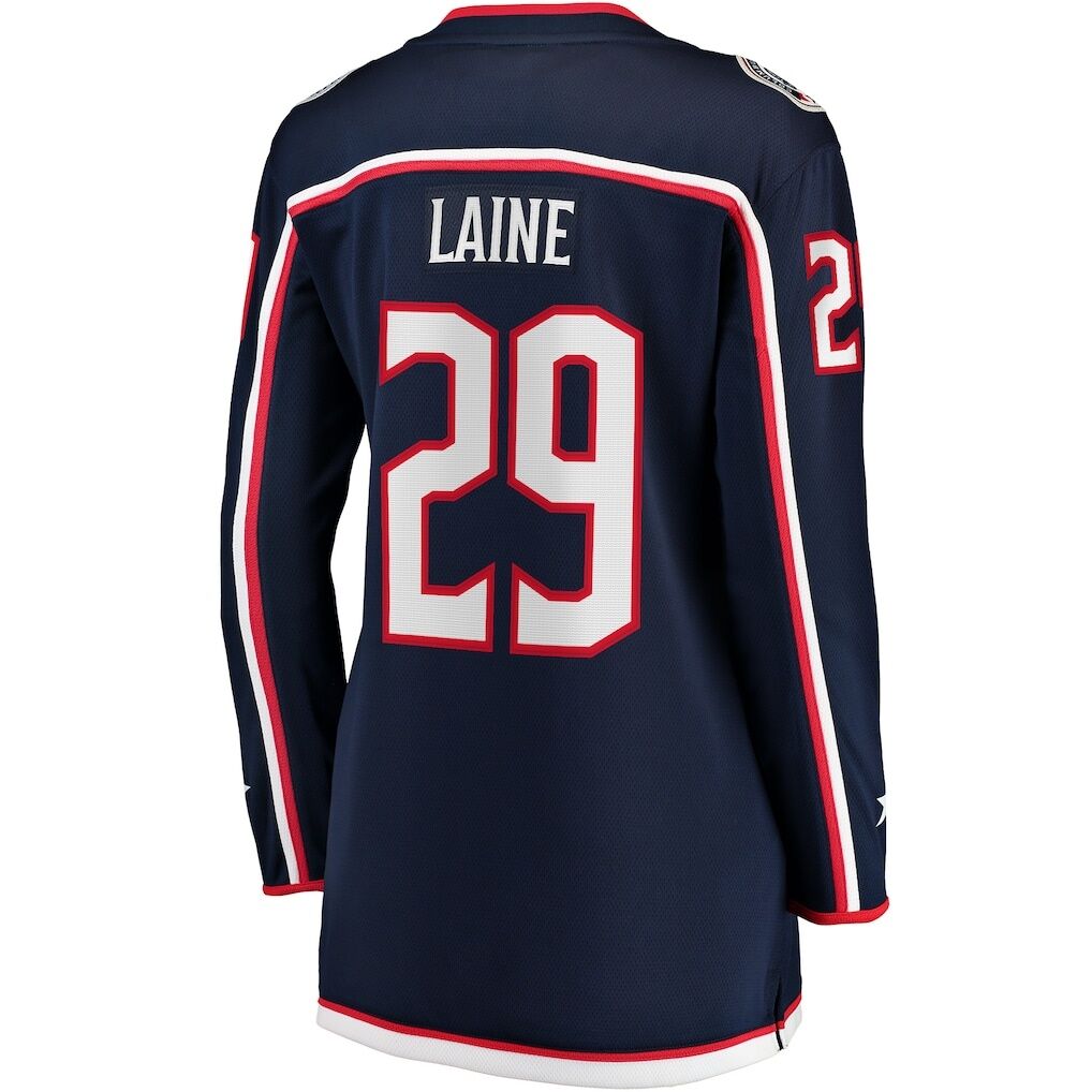 Patrik Laine Columbus Blue Jackets Fashion7 Women's Home Breakaway Jersey