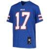 Josh Allen Buffalo Bills Youth Replica Jersey - - Side View