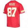 Travis Kelce Kansas City Chiefs Youth Replica Jersey - Red - Detail View