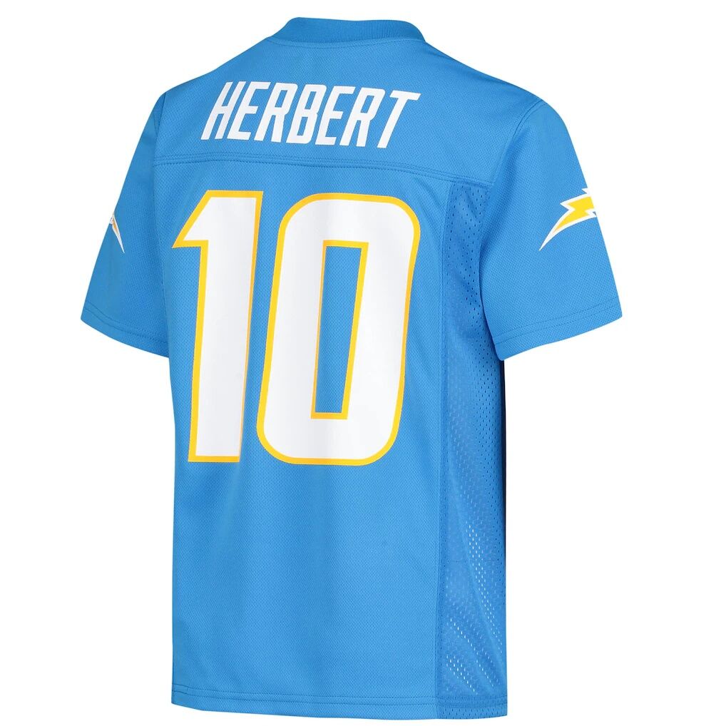 Justin Herbert Los Angeles Chargers Youth Replica Jersey - Powder Blue