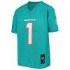 Tua Tagovailoa Miami Dolphins Youth Replica Jersey - - Side View