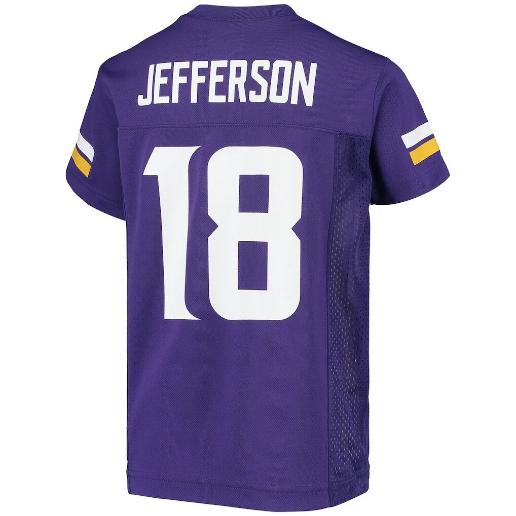 Justin Jefferson Minnesota Vikings Youth Replica Jersey